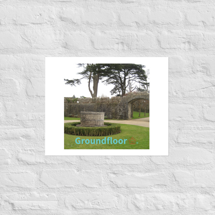 Nature's Wonders Photo paper poster with Groundfloor with House Logo