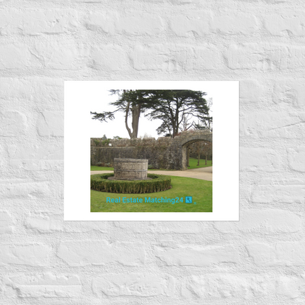Nature's Wonders Photo paper poster with realestatematching24 with key Logo