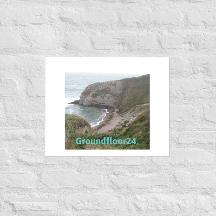 Sea & Hills Photo paper poster with Groundfloor24 without House Logo