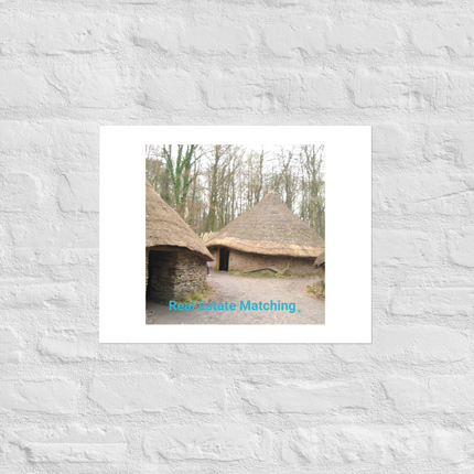 Village Charm Photo paper poster with realestatematching without key Logo