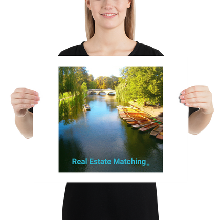 Beautiful Nature Photo paper poster with realestatematching without key Logo