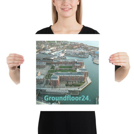 Nice City Photo paper poster with Groundfloor24 without House Logo