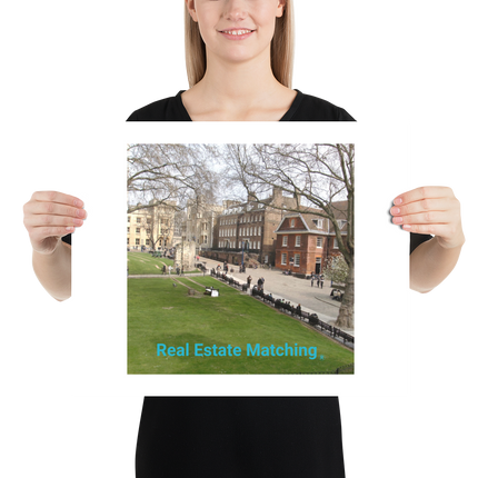 Beautiful Park Photo paper poster with realestatematching without key Logo