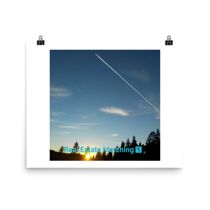 Attractive Sinari Photo paper poster with realestatematching with key Logo