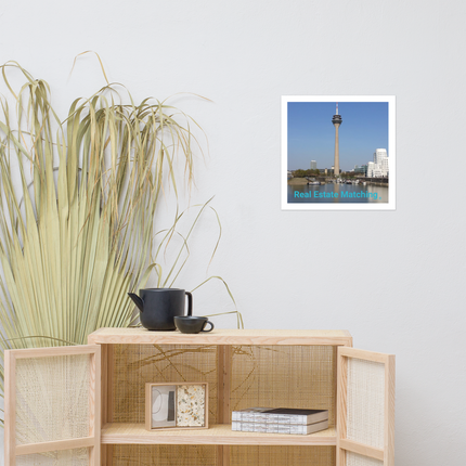 Lovely Sinari Photo paper poster with Real Estate Matching Logo