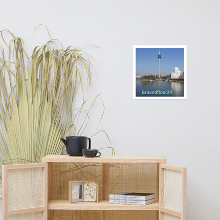 Lovely Sinari Photo paper poster with Groundfloor24 Logo