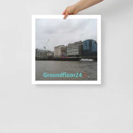 Beautiful Place Photo paper poster with Groundfloor24 Logo