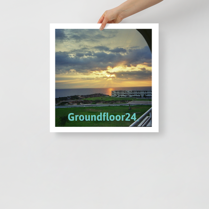Natural View Photo paper poster with Groundfloor24 without House Logo