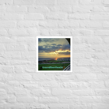 Natural View Photo paper poster with groundfloorview24 with House Logo