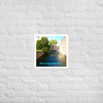 Beautiful Canel Photo paper poster with realestatematching without key Logo