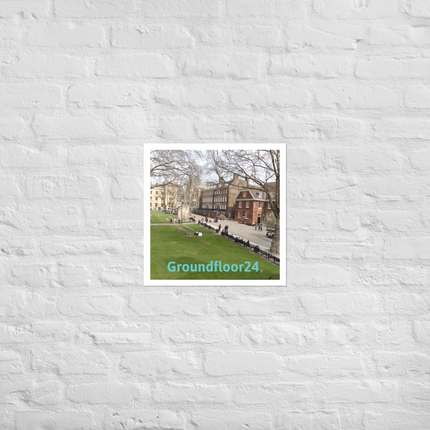 Beautiful Park Photo paper poster with Groundfloor24 without House Logo