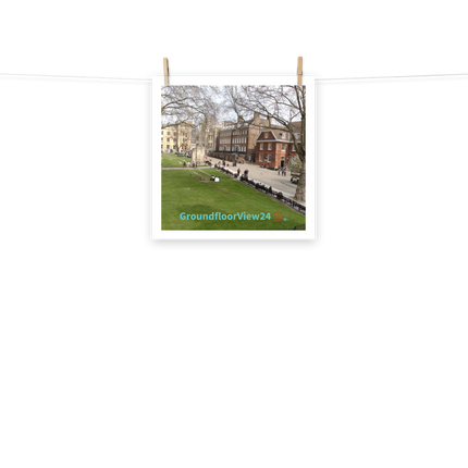 Beautiful Park Photo paper poster with groundfloorview24 with House Logo
