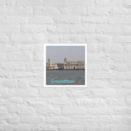 Riverside Beauty Photo paper poster with Groundfloor with House Logo