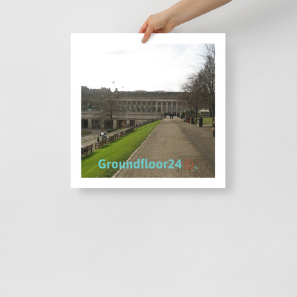 Majestic Palace Photo paper poster with Groundfloor24 with House Logo