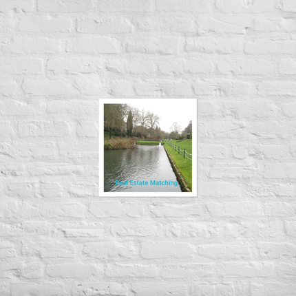 Lakeside Beauty Photo paper poster with realestatematching without key Logo