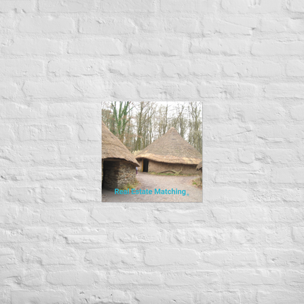 Village Charm Photo paper poster with realestatematching without key Logo