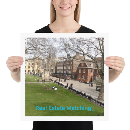 Beautiful Park Photo paper poster with realestatematching without key Logo