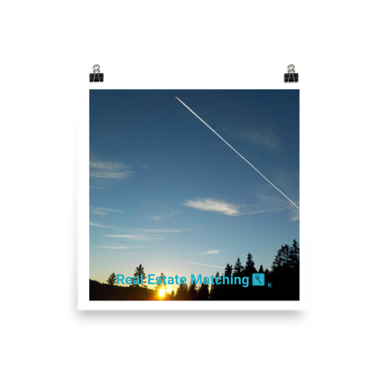 Attractive Sinari Photo paper poster with realestatematching with key Logo