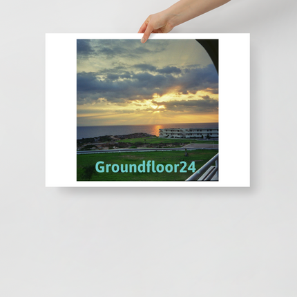 Natural View Photo paper poster with Groundfloor24 without House Logo