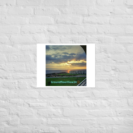 Natural View Photo paper poster with groundfloorview24 with House Logo