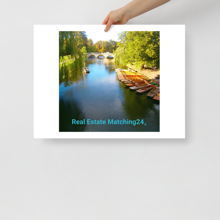 Beautiful Nature Photo paper poster with realestatematching24 without key Logo