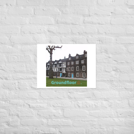 Beautiful Palace Photo paper poster with Groundfloor with House Logo
