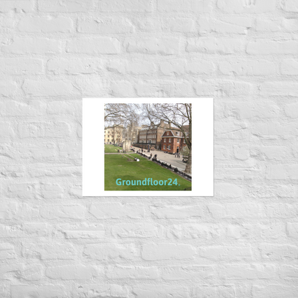 Beautiful Park Photo paper poster with Groundfloor24 without House Logo