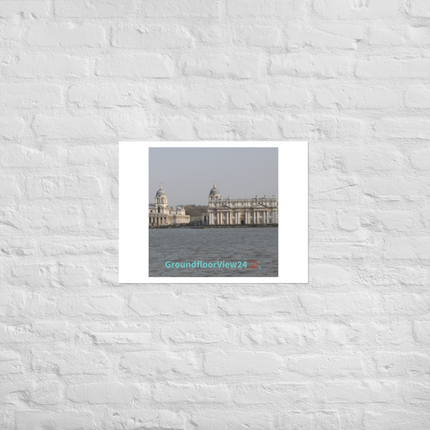 Riverside Beauty Photo paper poster with groundfloorview24 with House Logo