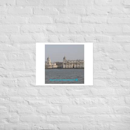 Riverside Beauty Photo paper poster with realestatematching24 with key Logo