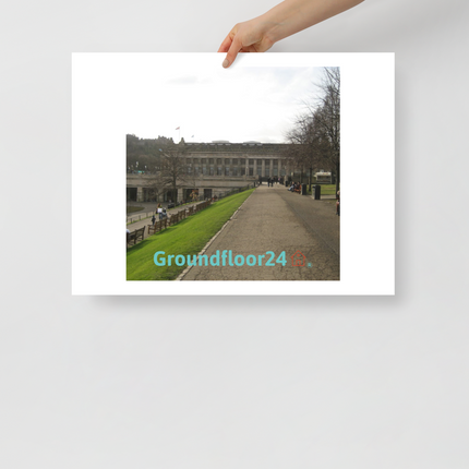Majestic Palace Photo paper poster with Groundfloor24 with House Logo
