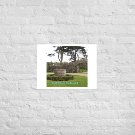 Nature's Wonders Photo paper poster with realestatepartner24 with house Logo