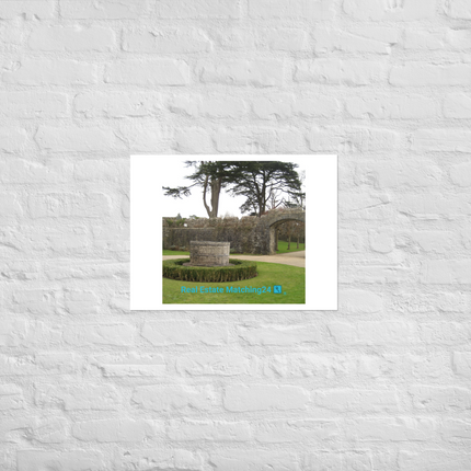 Nature's Wonders Photo paper poster with realestatematching24 with key Logo