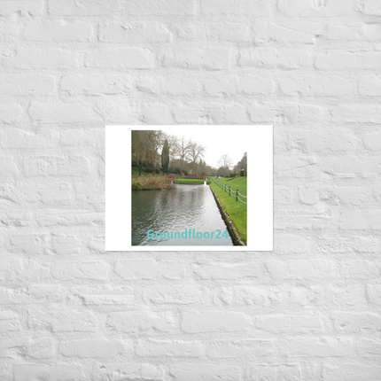 Lakeside Beauty Photo paper poster with Groundfloor24 without House Logo