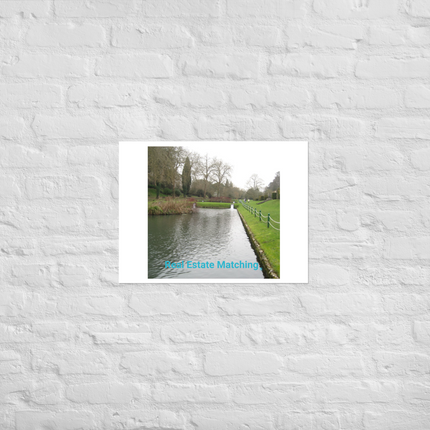 Lakeside Beauty Photo paper poster with realestatematching without key Logo