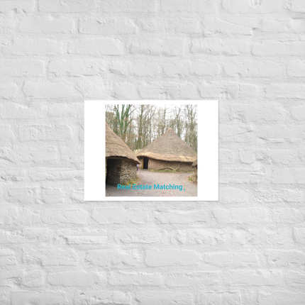 Village Charm Photo paper poster with realestatematching without key Logo
