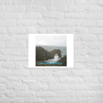 Coastal Escape Photo paper poster with realestatematching24 without key Logo