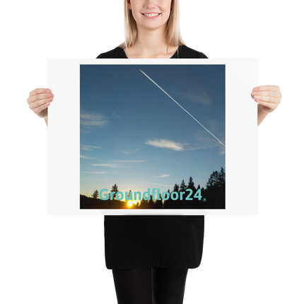 Attractive Sinari Photo paper poster with Groundfloor24 without House Logo