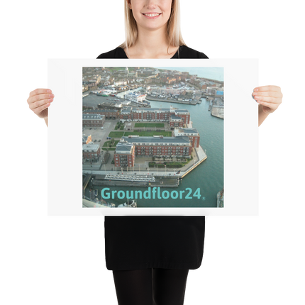 Nice City Photo paper poster with Groundfloor24 without House Logo