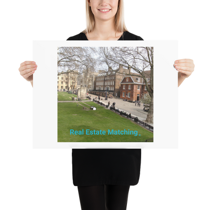 Beautiful Park Photo paper poster with realestatematching without key Logo