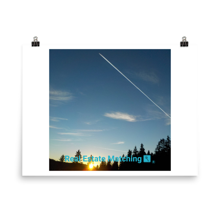 Attractive Sinari Photo paper poster with realestatematching with key Logo