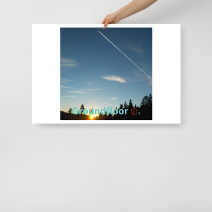 Attractive Sinari Photo paper poster with Groundfloor with House Logo
