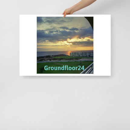 Natural View Photo paper poster with Groundfloor24 without House Logo