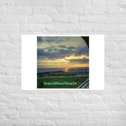Natural View Photo paper poster with groundfloorview24 with House Logo