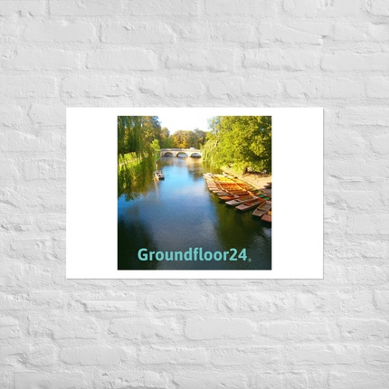 Beautiful Nature Photo paper poster with Groundfloor24 without House Logo