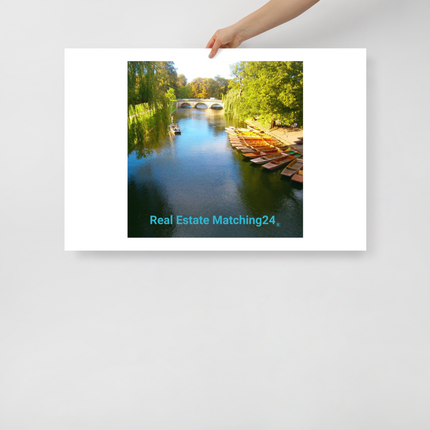 Beautiful Nature Photo paper poster with realestatematching24 without key Logo