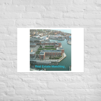 Nice City Photo paper poster with realestatematching without key Logo