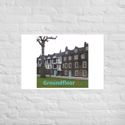 Beautiful Palace Photo paper poster with Groundfloor with House Logo