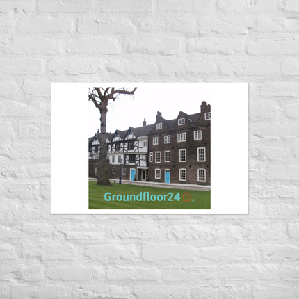 Beautiful Palace Photo paper poster with Groundfloor24 with House Logo