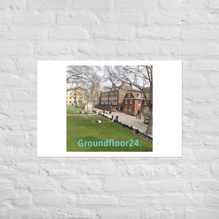 Beautiful Park Photo paper poster with Groundfloor24 without House Logo