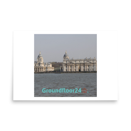 Riverside Beauty Photo paper poster with Groundfloor24 with House Logo